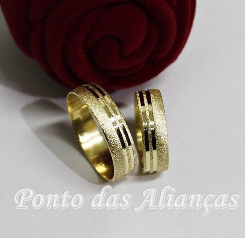 Pedido Aliança de Ouro 18k Aricanduva - Aliança de Ouro de Casamento