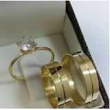 pedido aliança de ouro de casamento Santa Efigênia