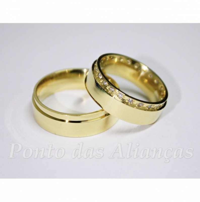 Valor da Aliança de Casamento Luxo República - Aliança de Casamento Luxo